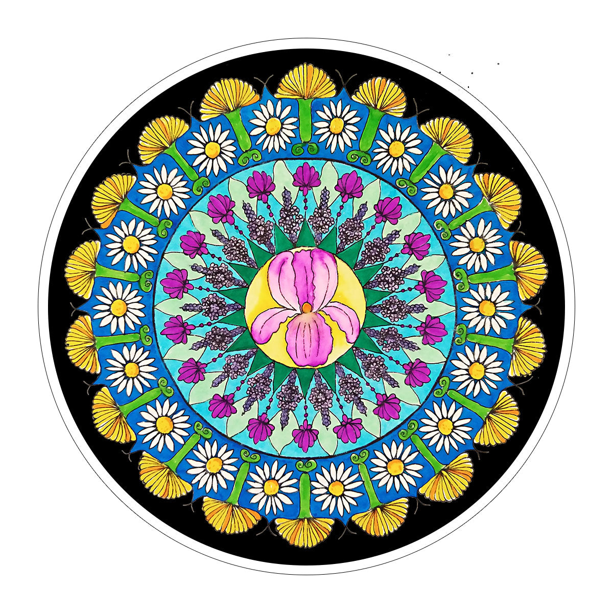 Vinyl Stickers/ Decals - Mandala - 18 Mandalas Available