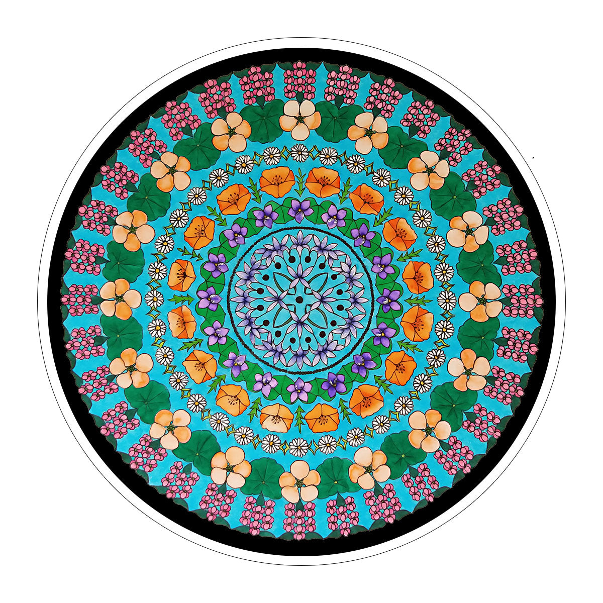 Vinyl Stickers/ Decals - Mandala - 18 Mandalas Available