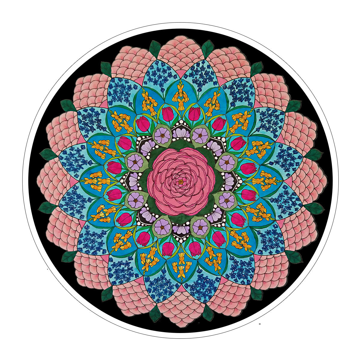 Vinyl Stickers/ Decals - Mandala - 18 Mandalas Available