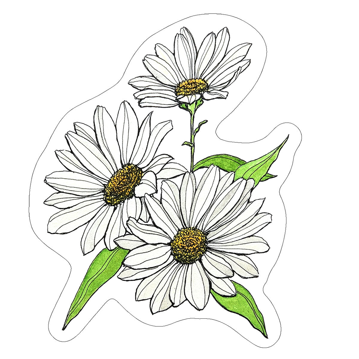 Vinyl Stickers/ Decals - Sacred Flower - 32 Flowers Available