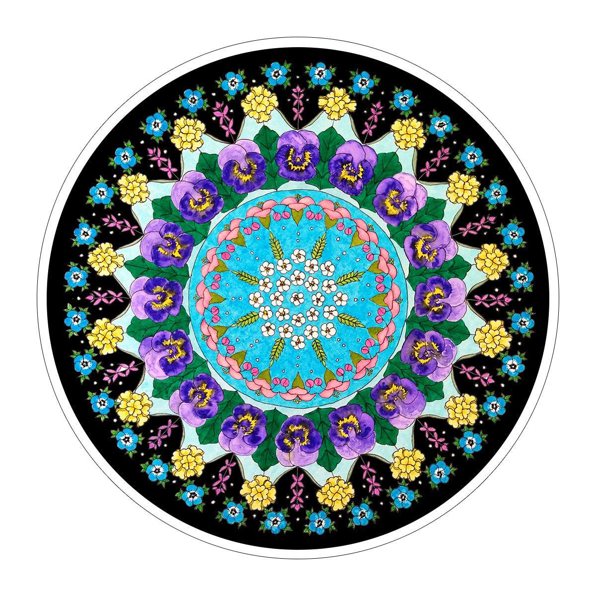 Vinyl Stickers/ Decals - Mandala - 18 Mandalas Available