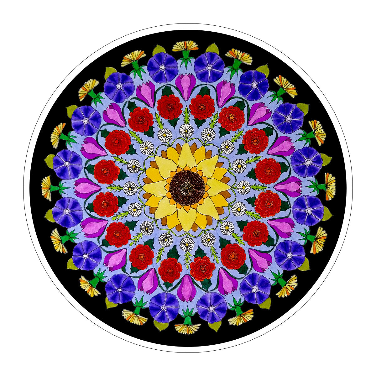 Vinyl Stickers/ Decals - Mandala - 18 Mandalas Available