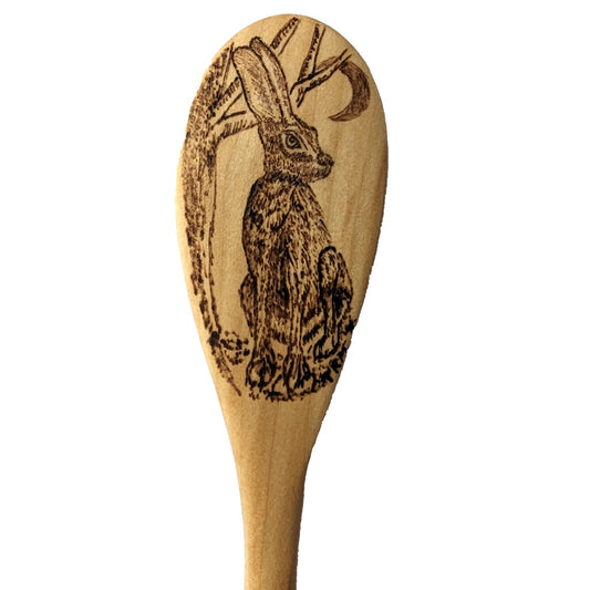 Wooden Spoon - Moon Gazing Hare