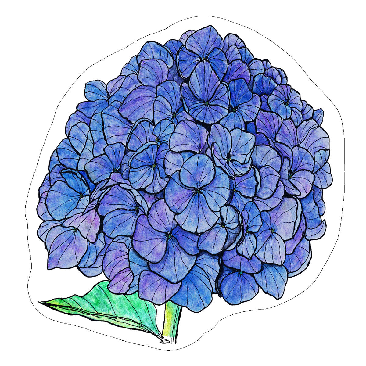 Vinyl Stickers/ Decals - Sacred Flower - 32 Flowers Available