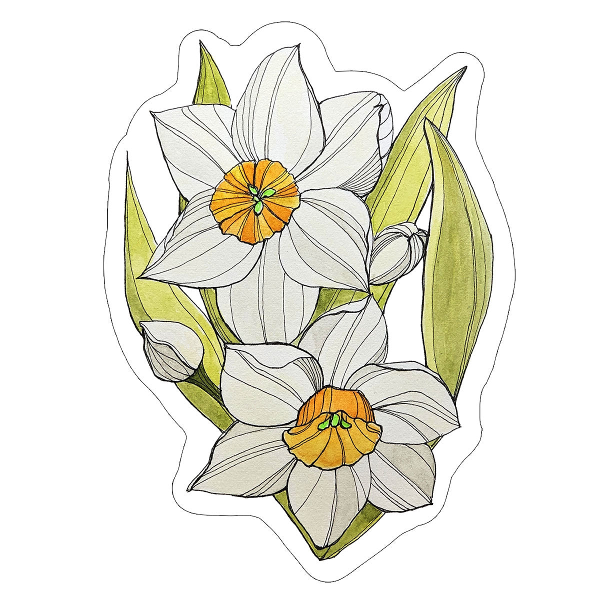 Vinyl Stickers/ Decals - Sacred Flower - 32 Flowers Available