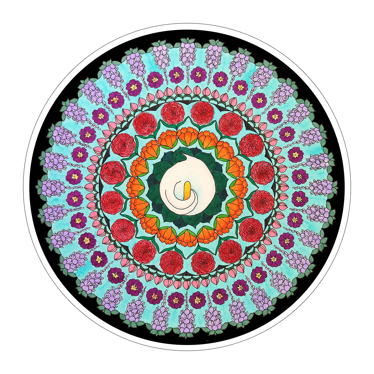 Vinyl Stickers/ Decals - Mandala - 18 Mandalas Available