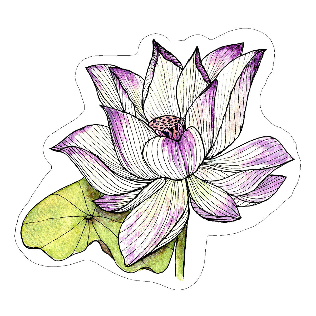 Vinyl Stickers/ Decals - Sacred Flower - 32 Flowers Available