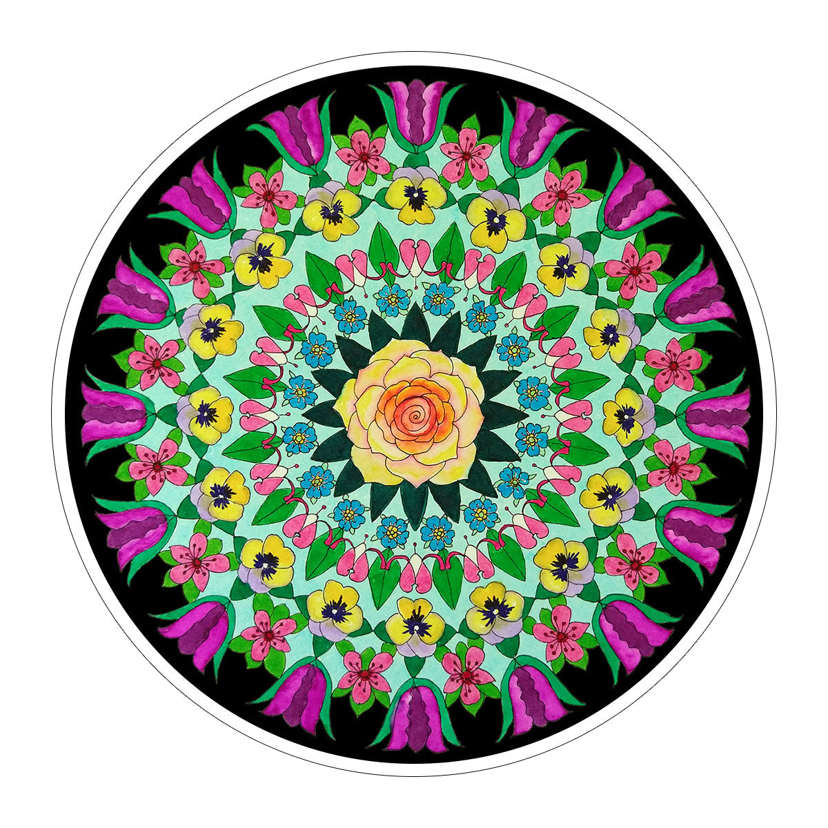 Vinyl Stickers/ Decals - Mandala - 18 Mandalas Available