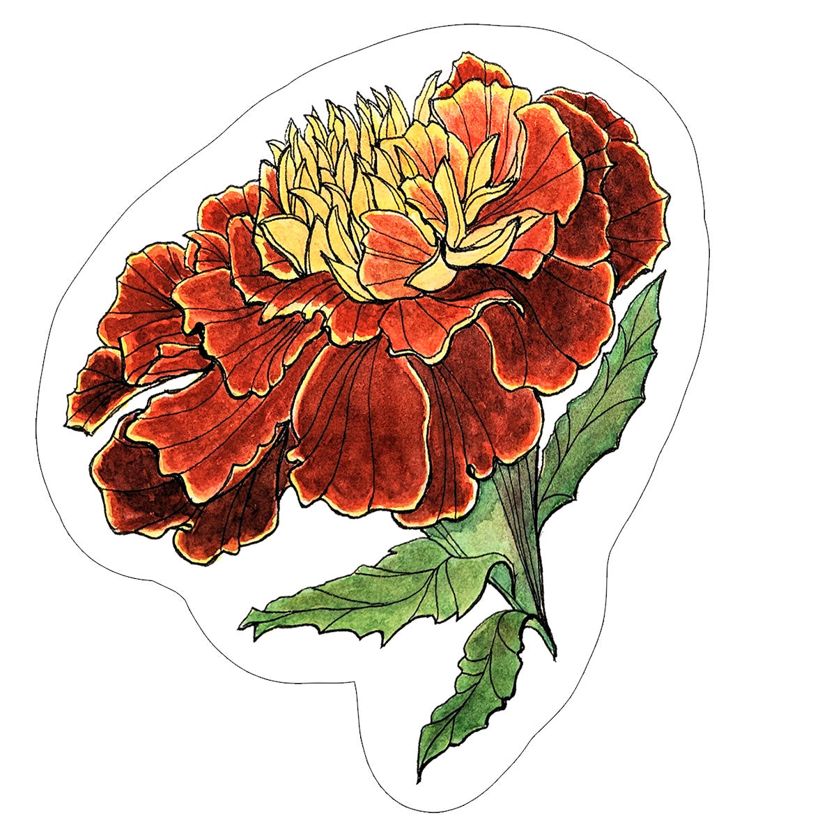 Vinyl Stickers/ Decals - Sacred Flower - 32 Flowers Available