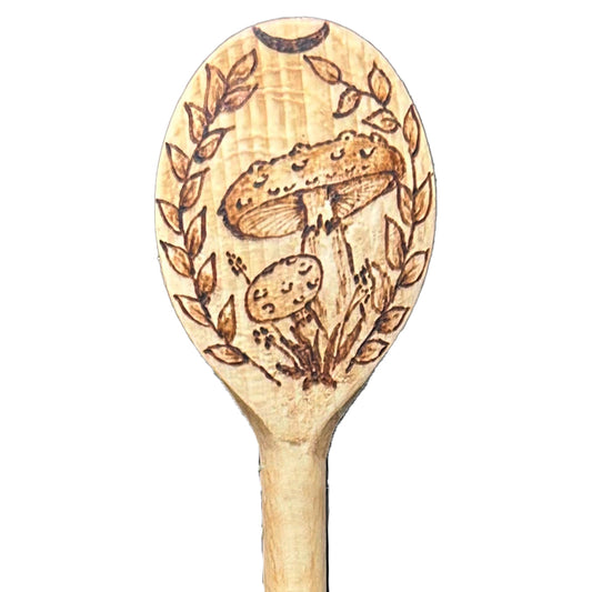 Wooden Spoon - Mushrooms