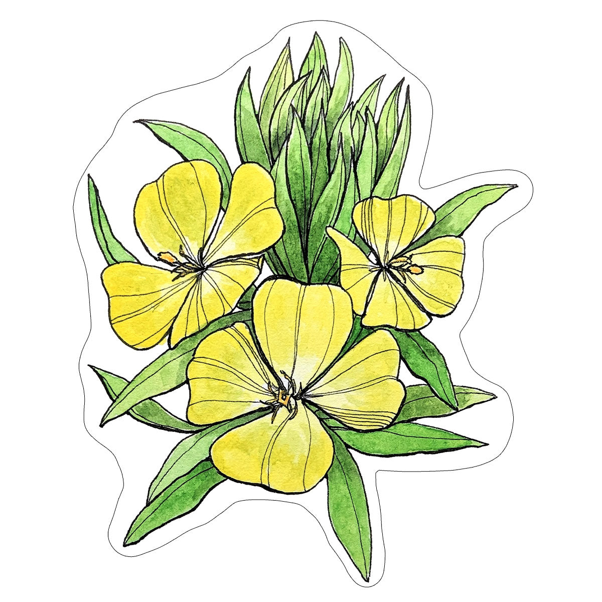 Vinyl Stickers/ Decals - Sacred Flower - 32 Flowers Available