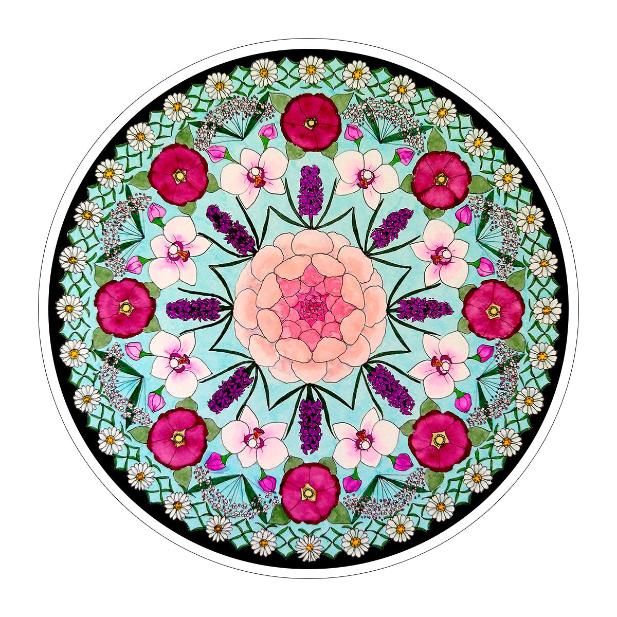 Vinyl Stickers/ Decals - Mandala - 18 Mandalas Available