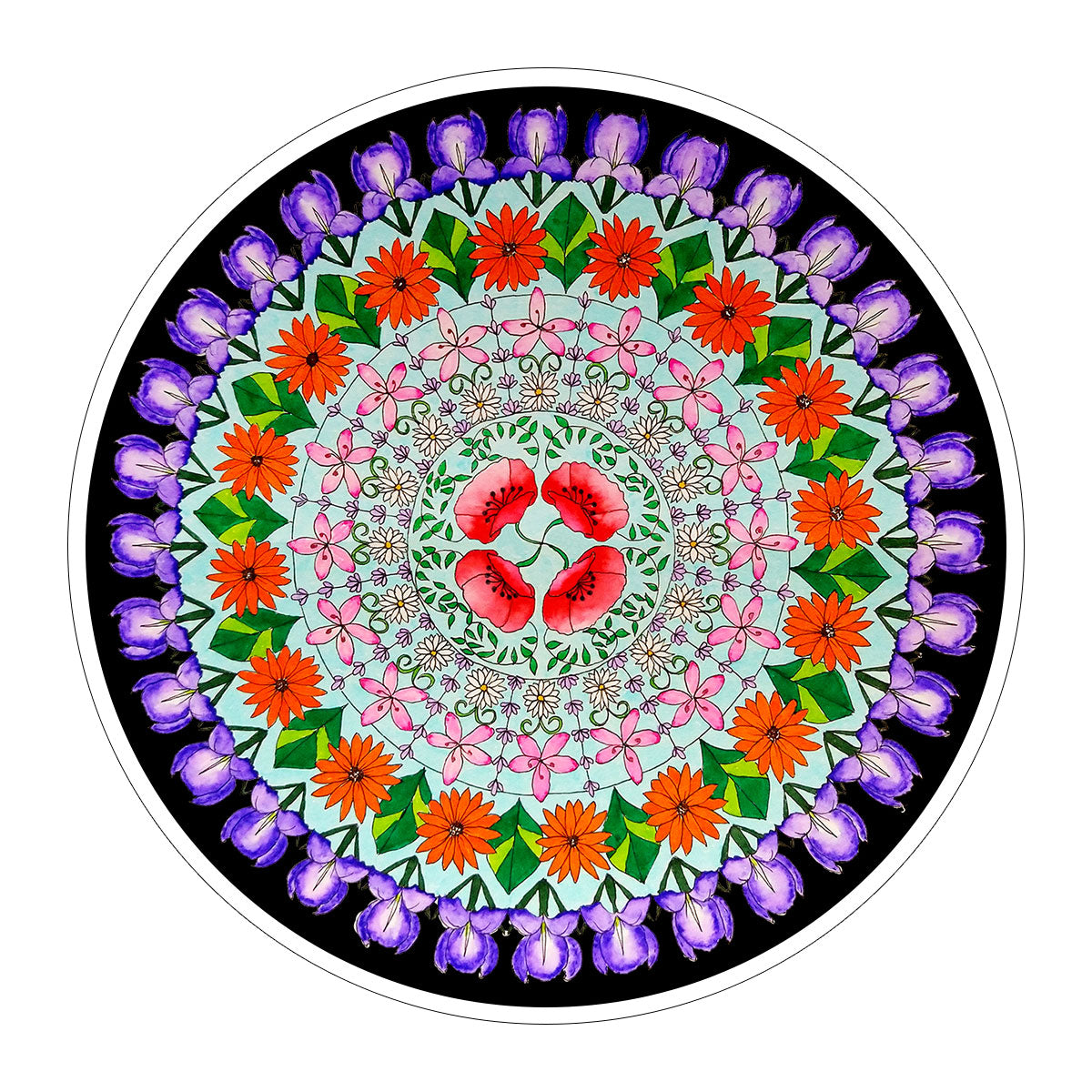 Vinyl Stickers/ Decals - Mandala - 18 Mandalas Available