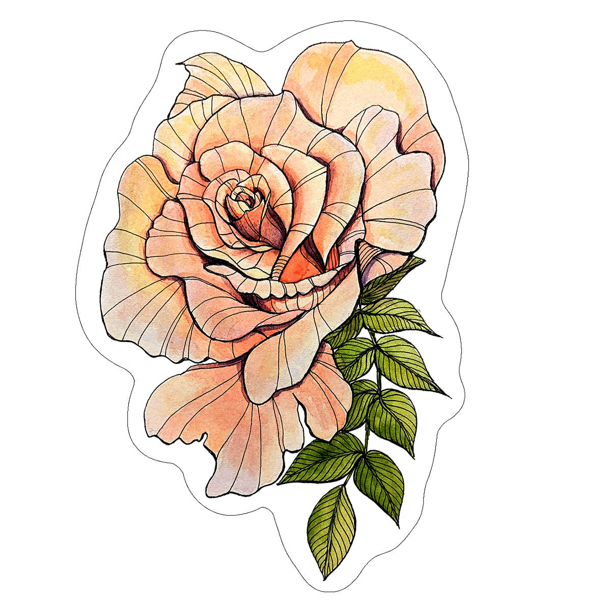 Vinyl Stickers/ Decals - Sacred Flower - 32 Flowers Available