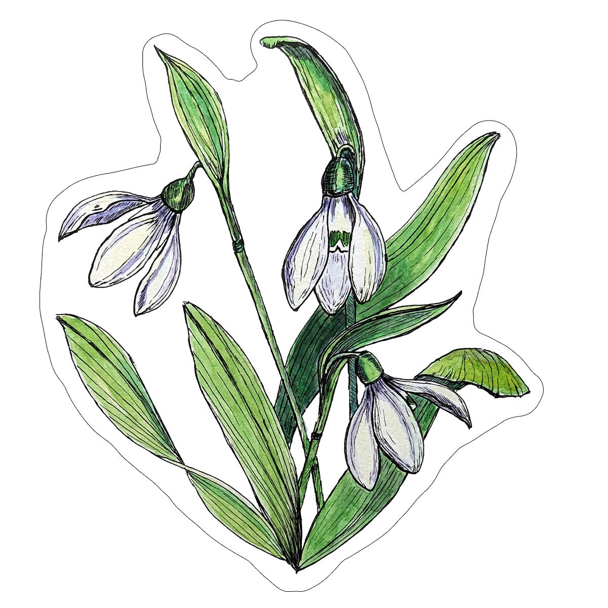 Vinyl Stickers/ Decals - Sacred Flower - 32 Flowers Available