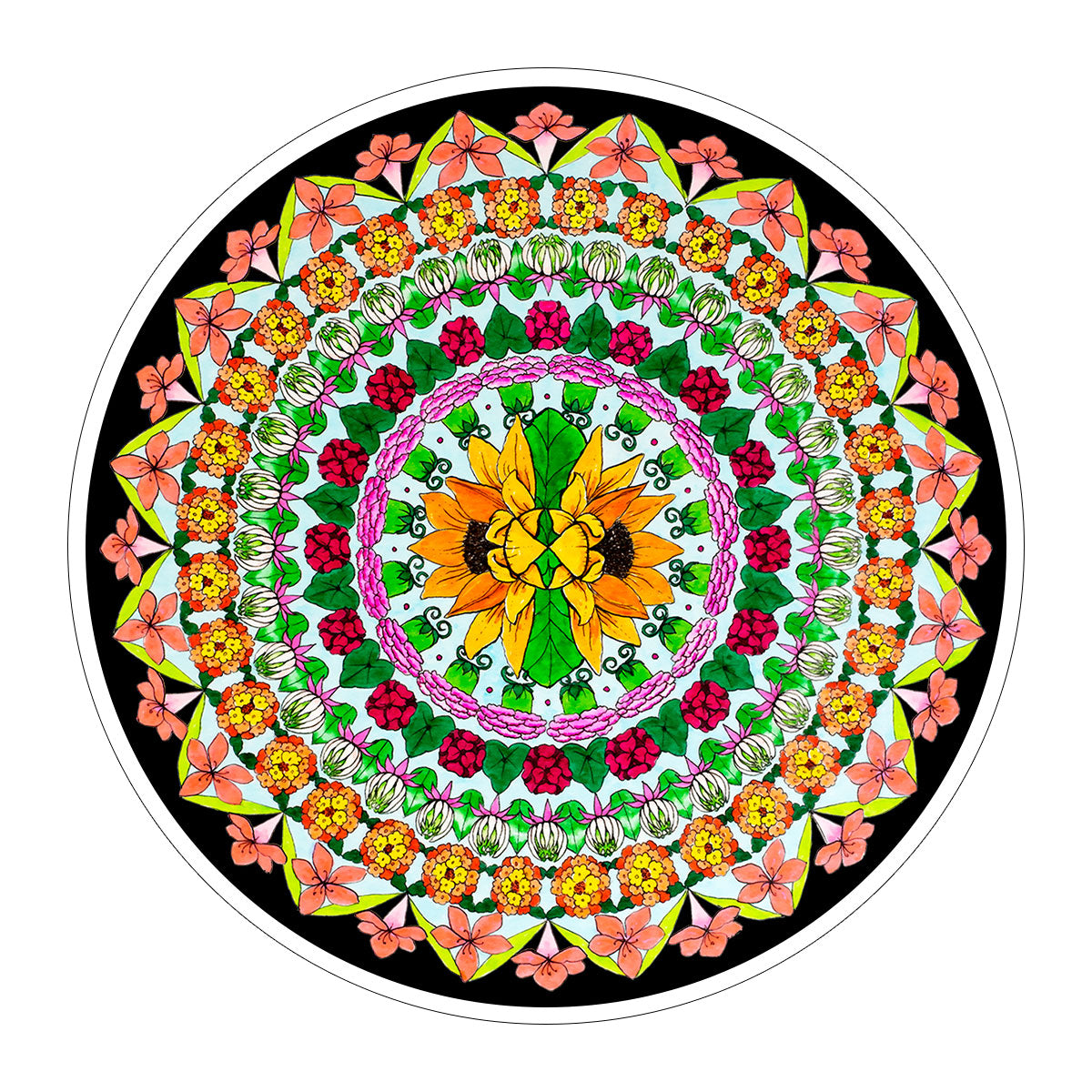 Vinyl Stickers/ Decals - Mandala - 18 Mandalas Available