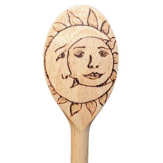 Wooden Spoon - Sun and Moon