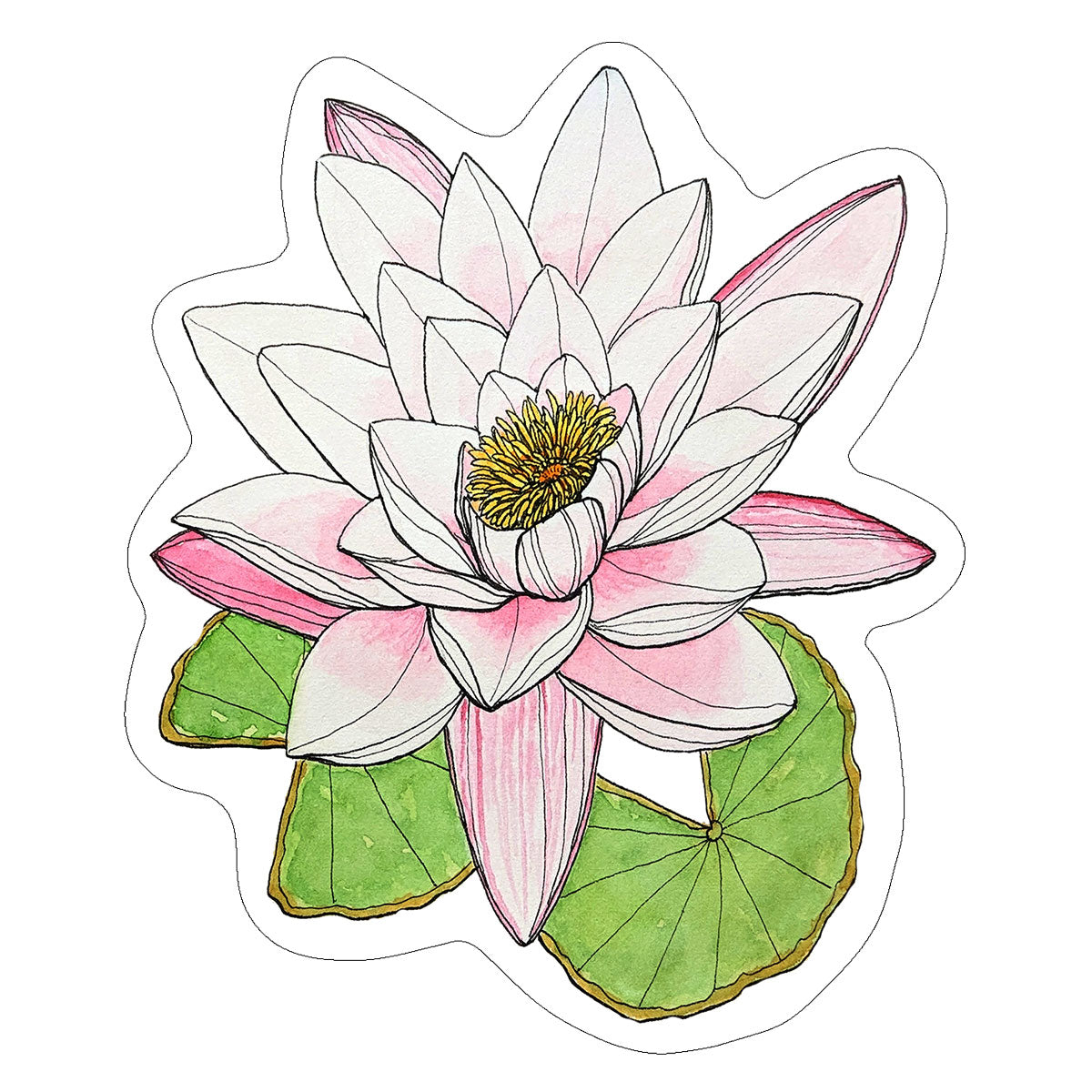 Vinyl Stickers/ Decals - Sacred Flower - 32 Flowers Available